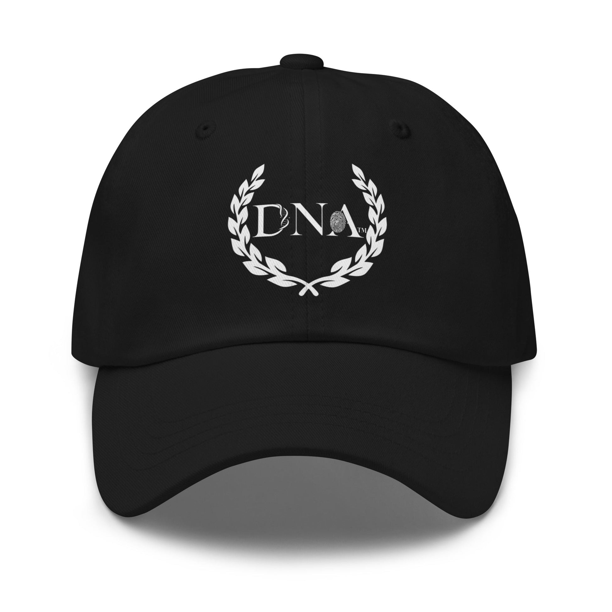 Black Dad Hat with Minimalist DNA Logo - Unisex - divinenatureapparel