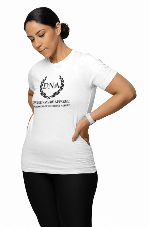 DNA Unisex T-shirt with Black DNA Logo - divinenatureapparel