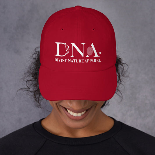 DNA Dad Hat with White DNA Logo variation - Unisex - divinenatureapparel