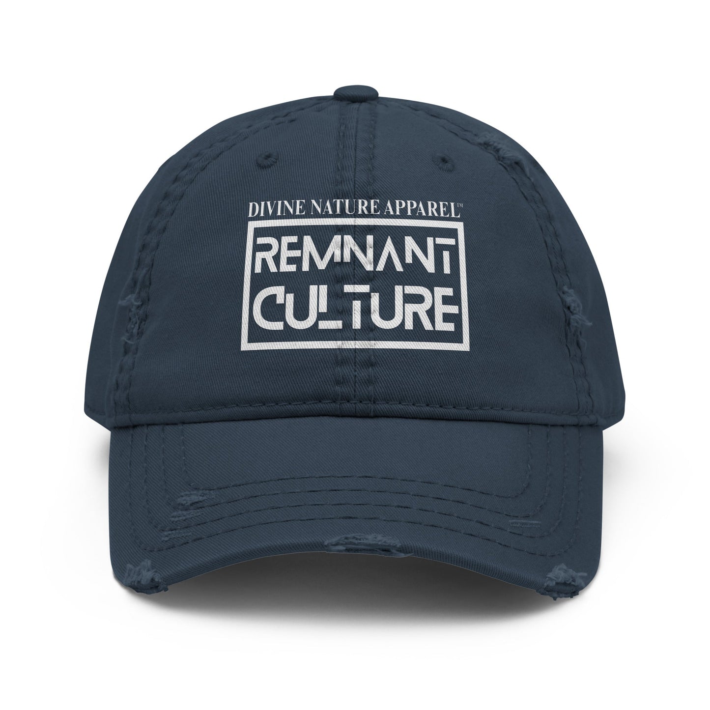 DNA Distressed Remnant Culture Hat - Unisex - Black, Navy and Gray - divinenatureapparel