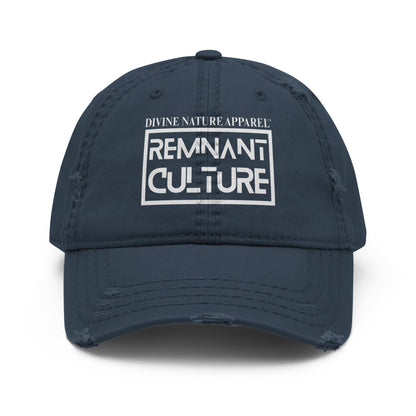 DNA Distressed Remnant Culture Hat - Unisex - Black, Navy and Gray - divinenatureapparel