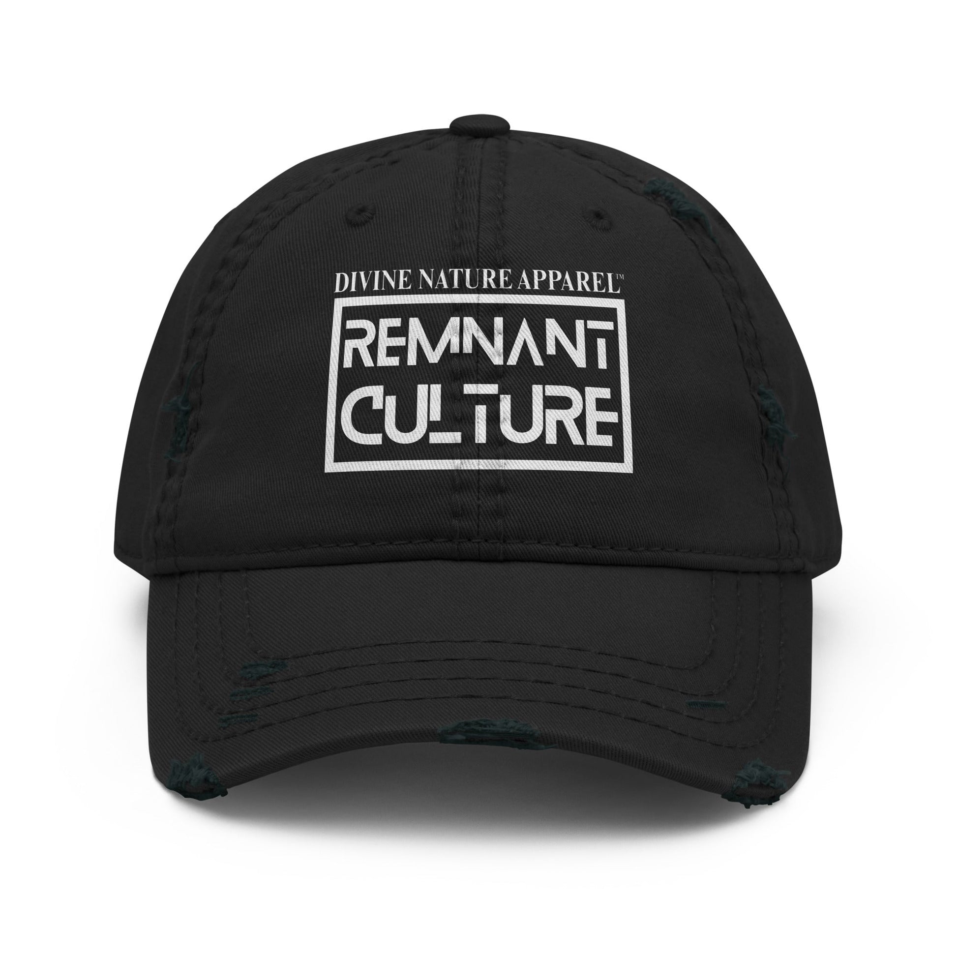 DNA Distressed Remnant Culture Hat - Unisex - Black, Navy and Gray - divinenatureapparel
