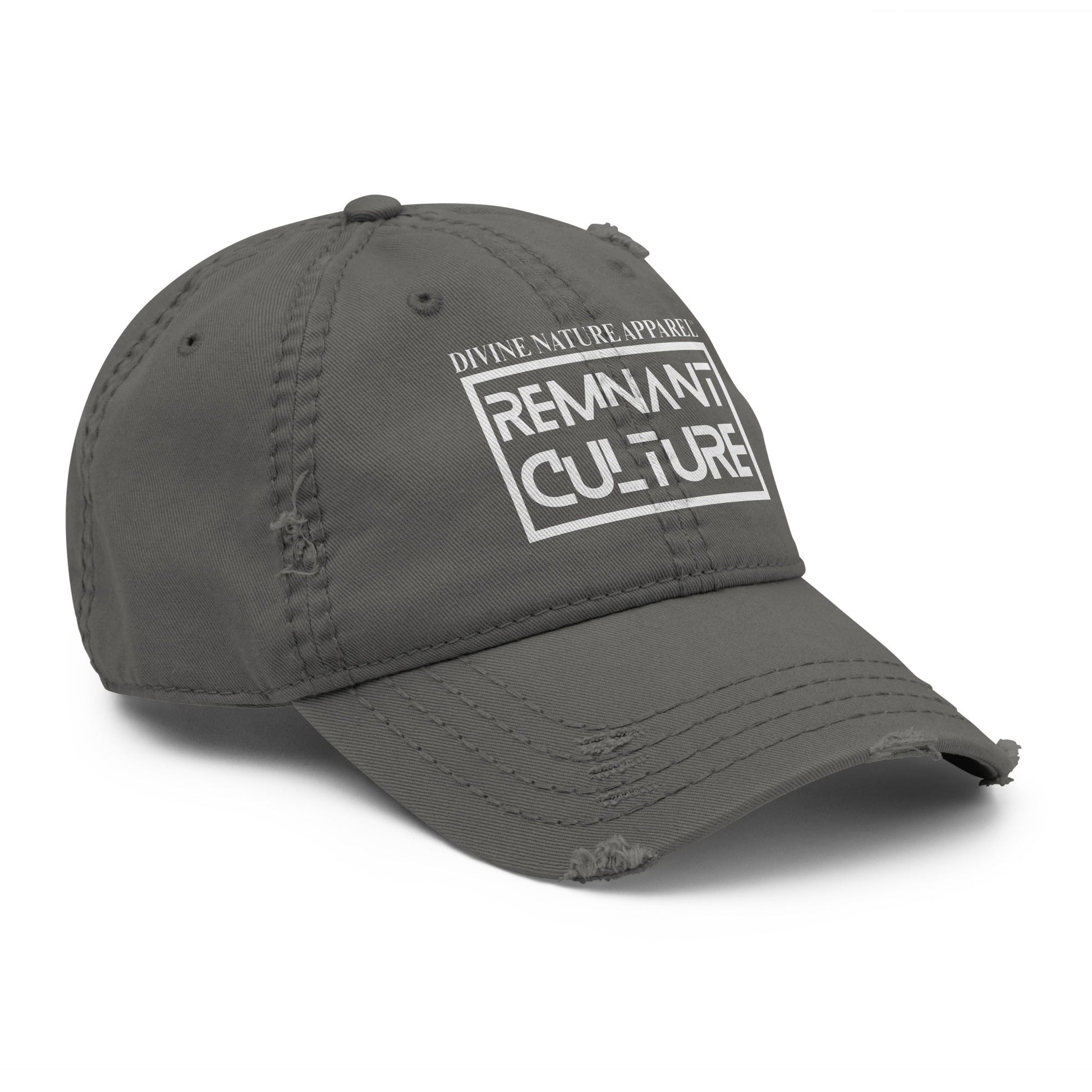 DNA Distressed Remnant Culture Hat - Unisex - Black, Navy and Gray - divinenatureapparel