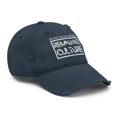 DNA Distressed Remnant Culture Hat - Unisex - Black, Navy and Gray - divinenatureapparel