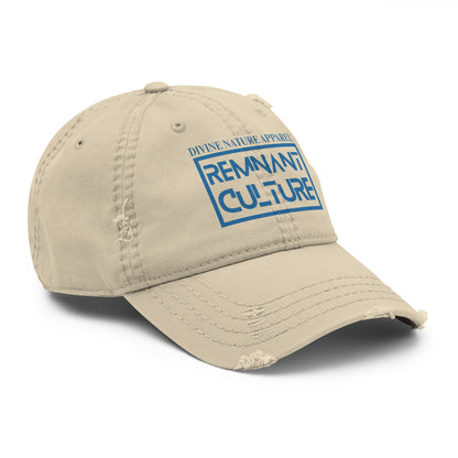 DNA Distressed Remnant Culture Hat - Unisex - Kahaki Beige - divinenatureapparel