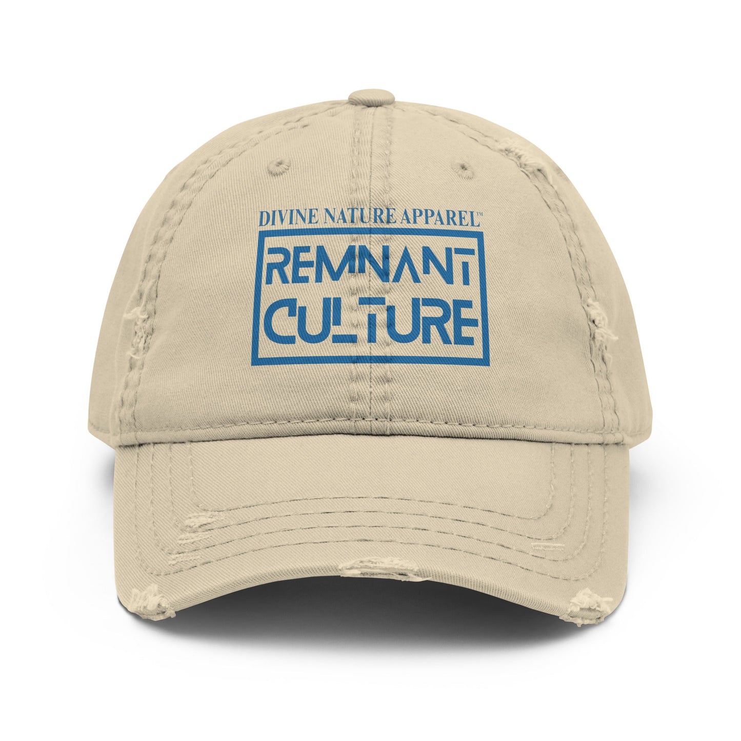 DNA Distressed Remnant Culture Hat - Unisex - Kahaki Beige - divinenatureapparel