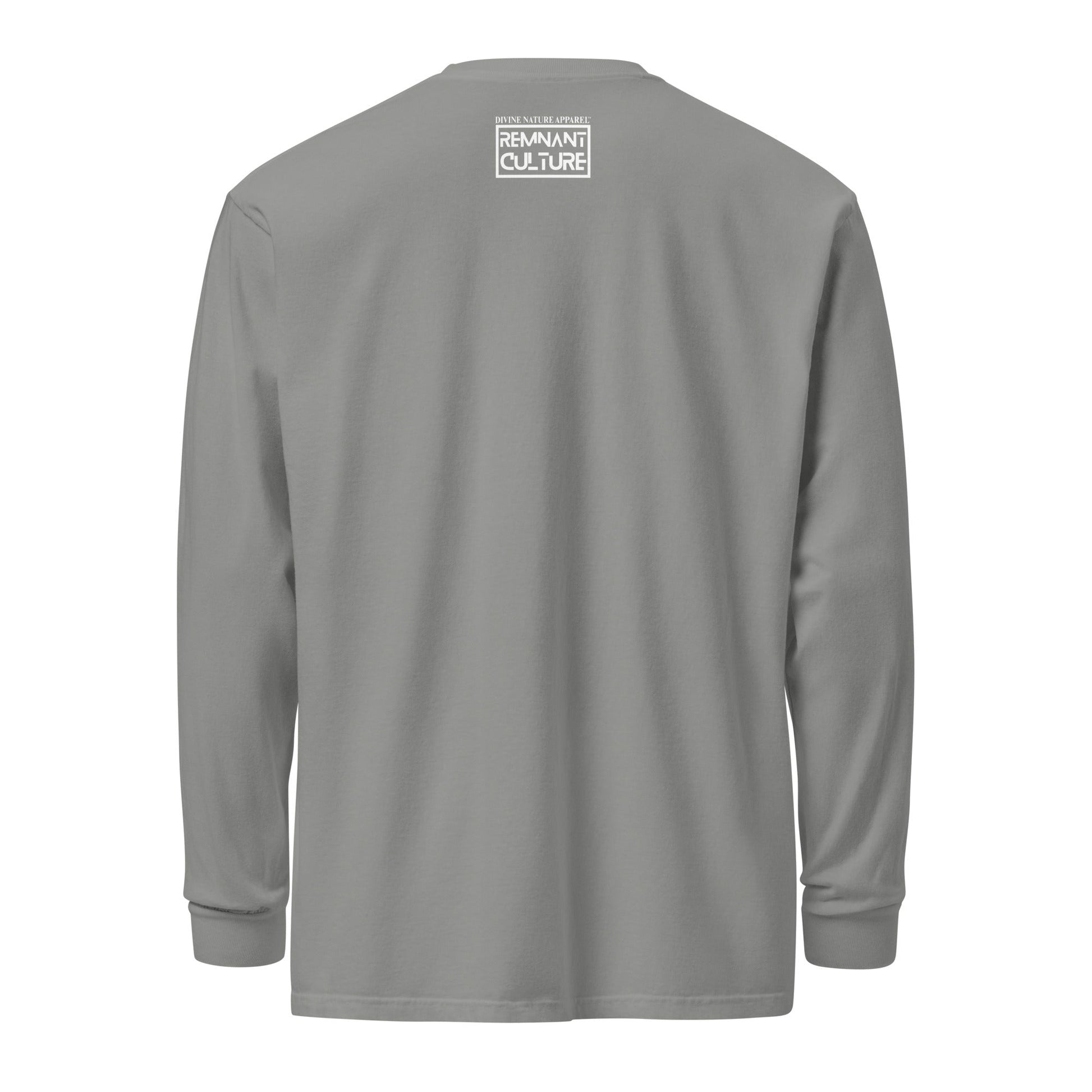 DNA Remnant Long - Sleeve T-Shirt in Black and Blue Jean Grey - divinenatureapparel