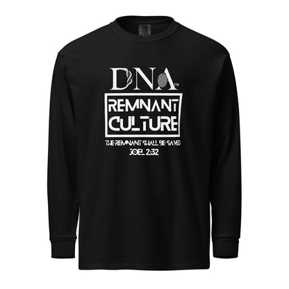 DNA Remnant Long - Sleeve T-Shirt in Black and Blue Jean Grey - divinenatureapparel