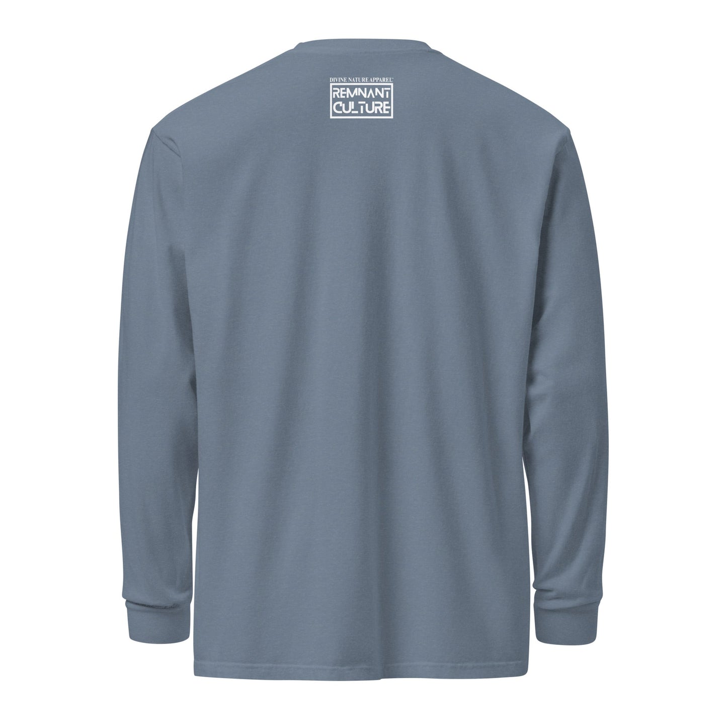 DNA Remnant Long - Sleeve T-Shirt in Black and Blue Jean Grey - divinenatureapparel