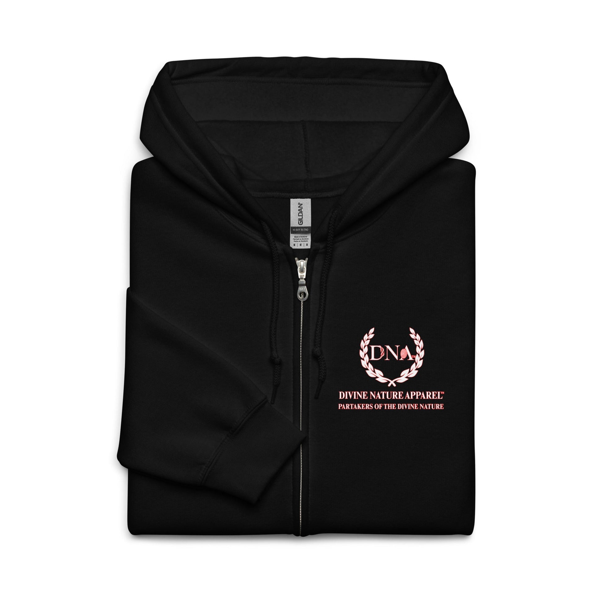 I Am the Resurrection and the Life Heavy Blend Zip Hoodie - Unisex - divinenatureapparel