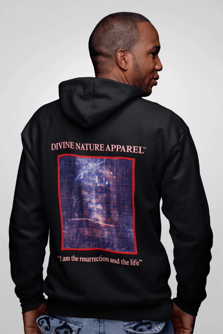 I Am the Resurrection and the Life Heavy Blend Zip Hoodie - Unisex - divinenatureapparel
