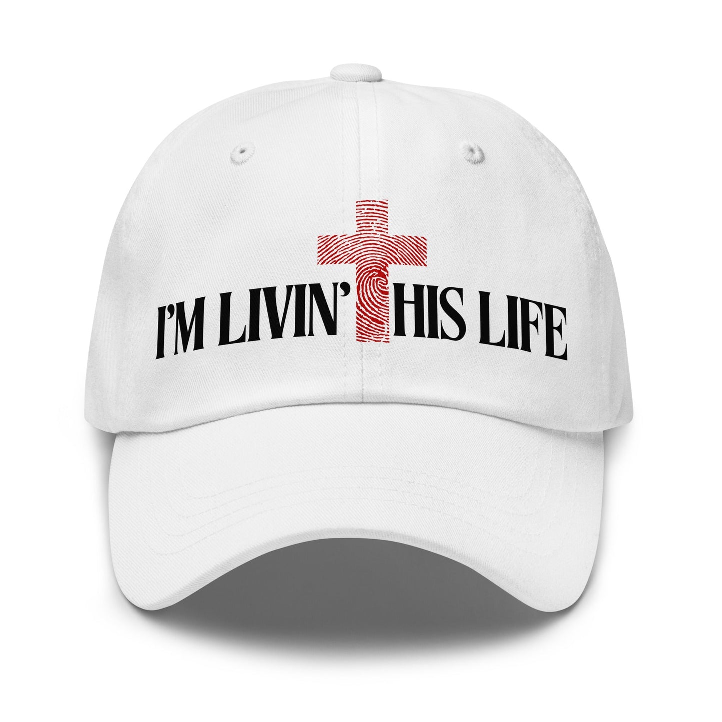 I'M LIVIN' THIS LIFE Hat in White - divinenatureapparel