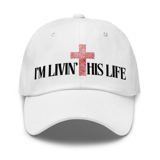 I'M LIVIN' THIS LIFE Hat in White - divinenatureapparel