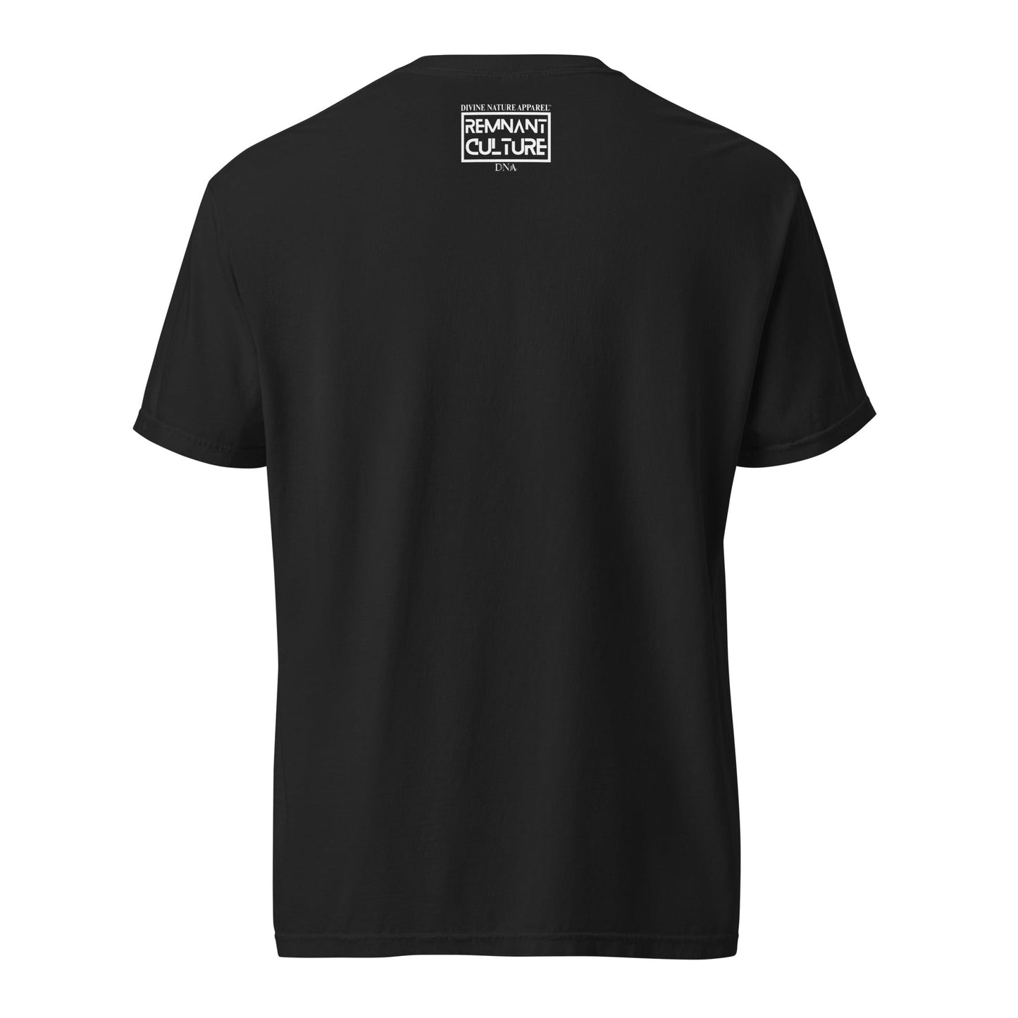 Jesus White on Premium Black/Midnight Blue T-shirt - Unisex - divinenatureapparel