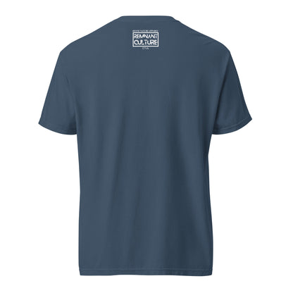 Jesus White on Premium Black/Midnight Blue T-shirt - Unisex - divinenatureapparel