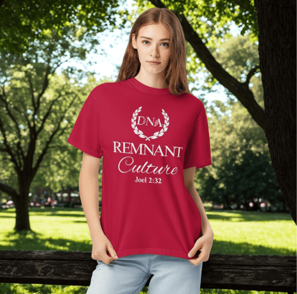 Remnant Culture Joel 2:32 T-shirt - Unisex in Black, Red and Midnight Blue - divinenatureapparel
