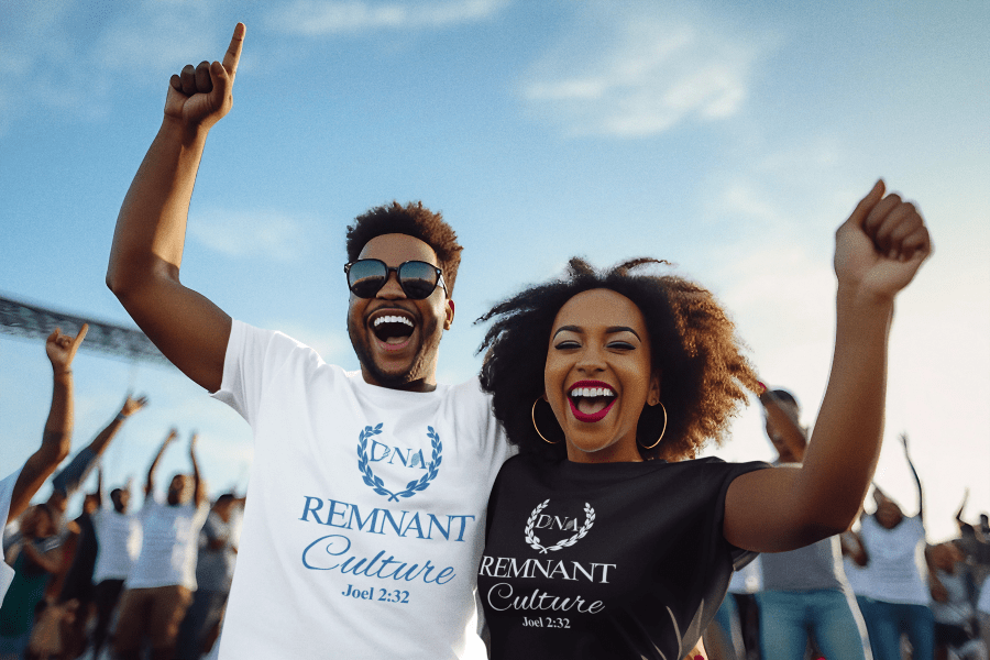 Remnant culture Joel 2:32 White Premium T-shirt - Unisex - divinenatureapparel